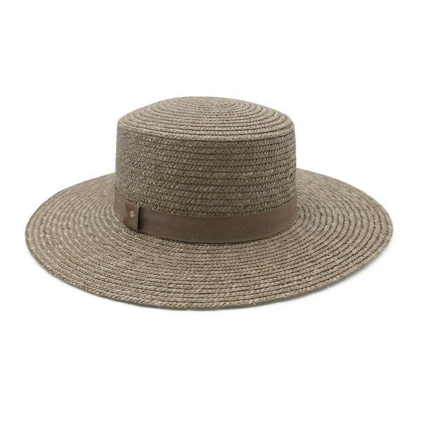 ACE OF SOMETHING - Vincenza Straw Boater (Pistachio)
