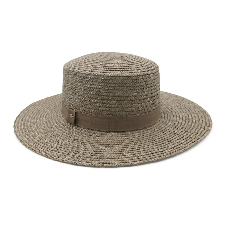 ACE OF SOMETHING - Vincenza Straw Boater (Pistachio)