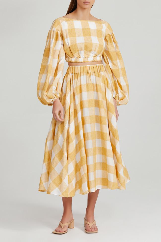 ACLER - Sutherland Skirt (Canary Check)