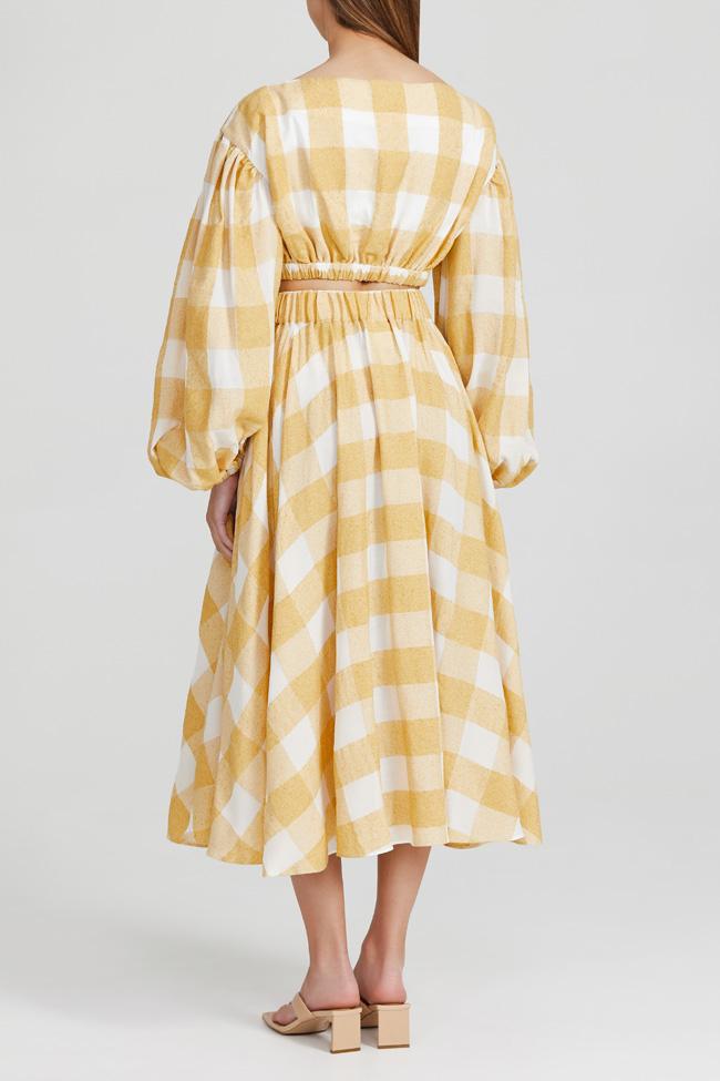 ACLER - Sutherland Skirt (Canary Check)