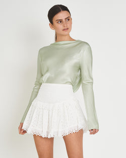 CARVER - Astrid Mini Skirt (White)