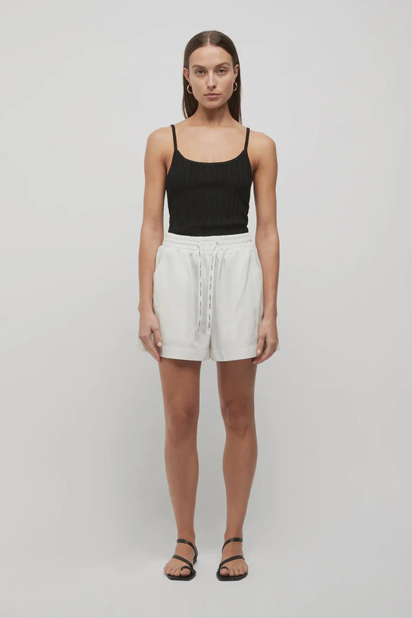 Elysian Collective friend Of Audrey Reflection Ribbed Knit Singlet Black