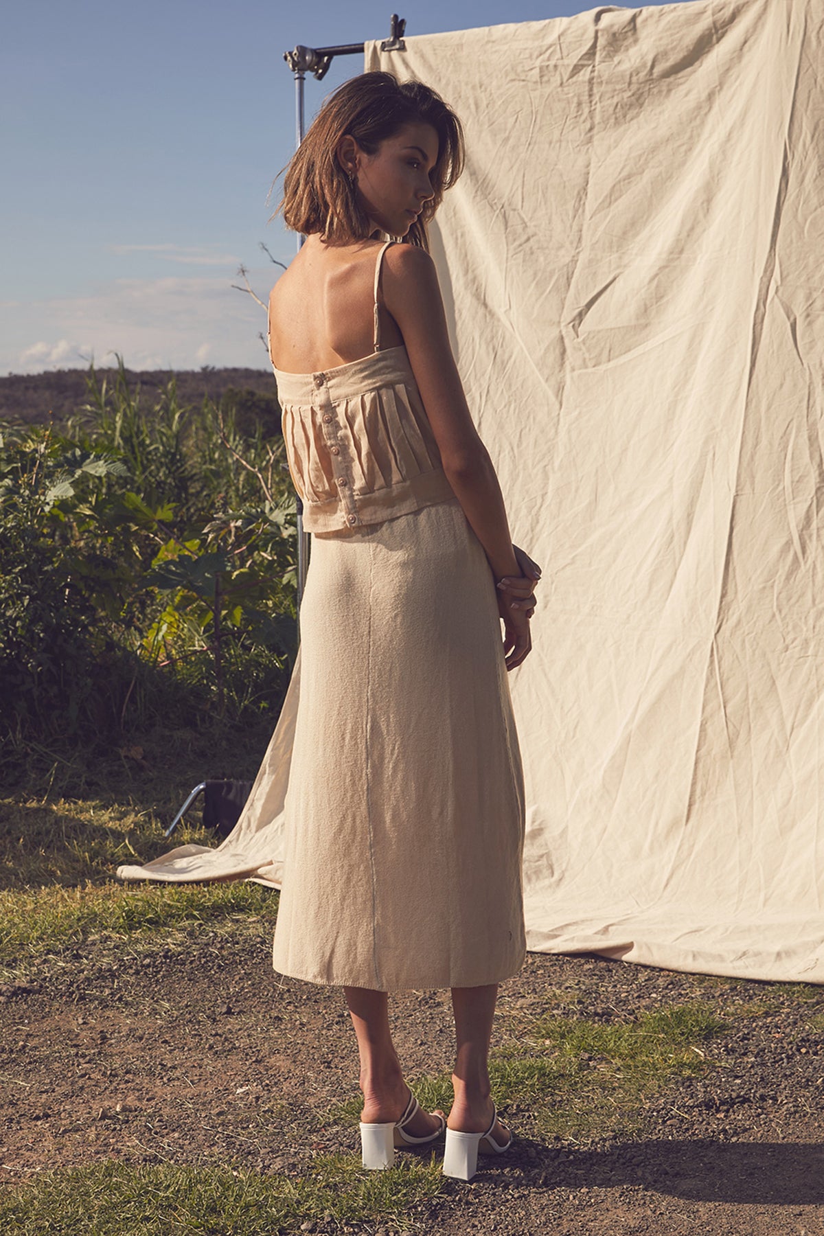 LUNE RESORT - Sturt Camisole (Hessian Beige)