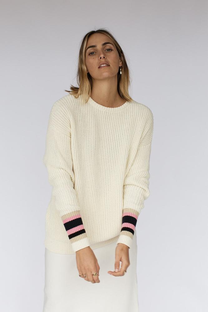 Elysian Collective Nice Martin Lexi Knit Off White