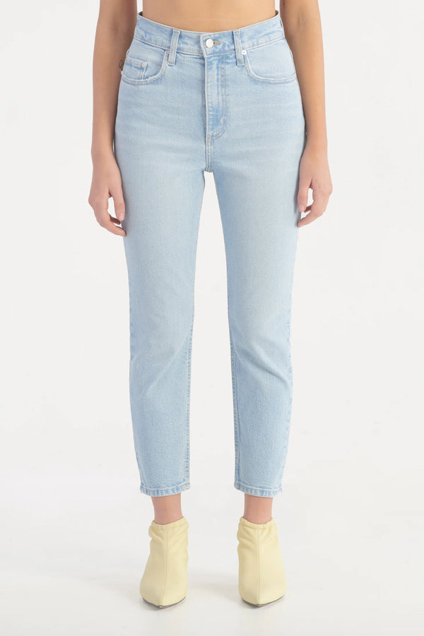 Elysian Collective Nobody Denim Frankie Ankle Stretch Cooling Blue 