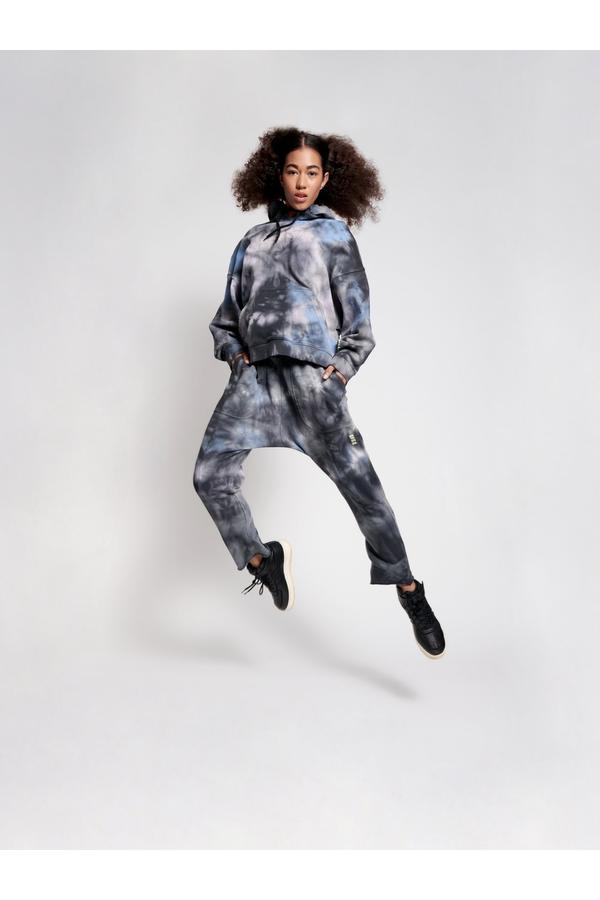 Elysian Collective One Teaspoon Tie Dye Batwing Hoodie