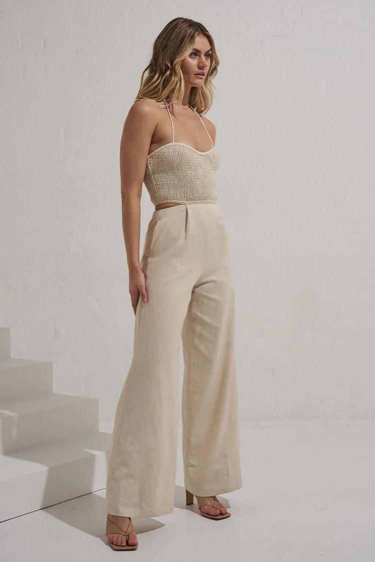 Elysian Collective Significant Other Mon Renn Glaze Jumpsuit Natural