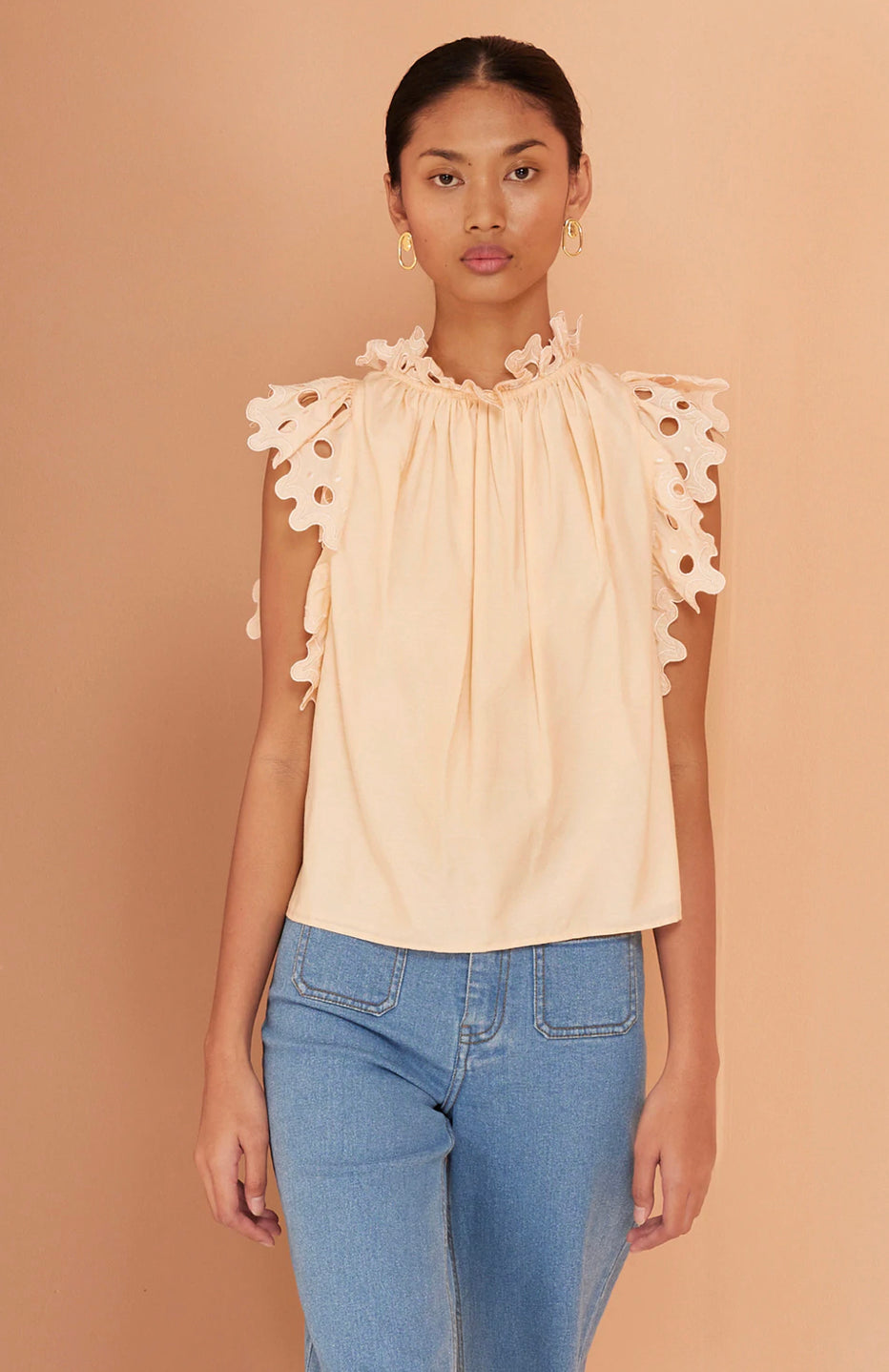 MAGALI PASCAL - Corrine Top (Peach)