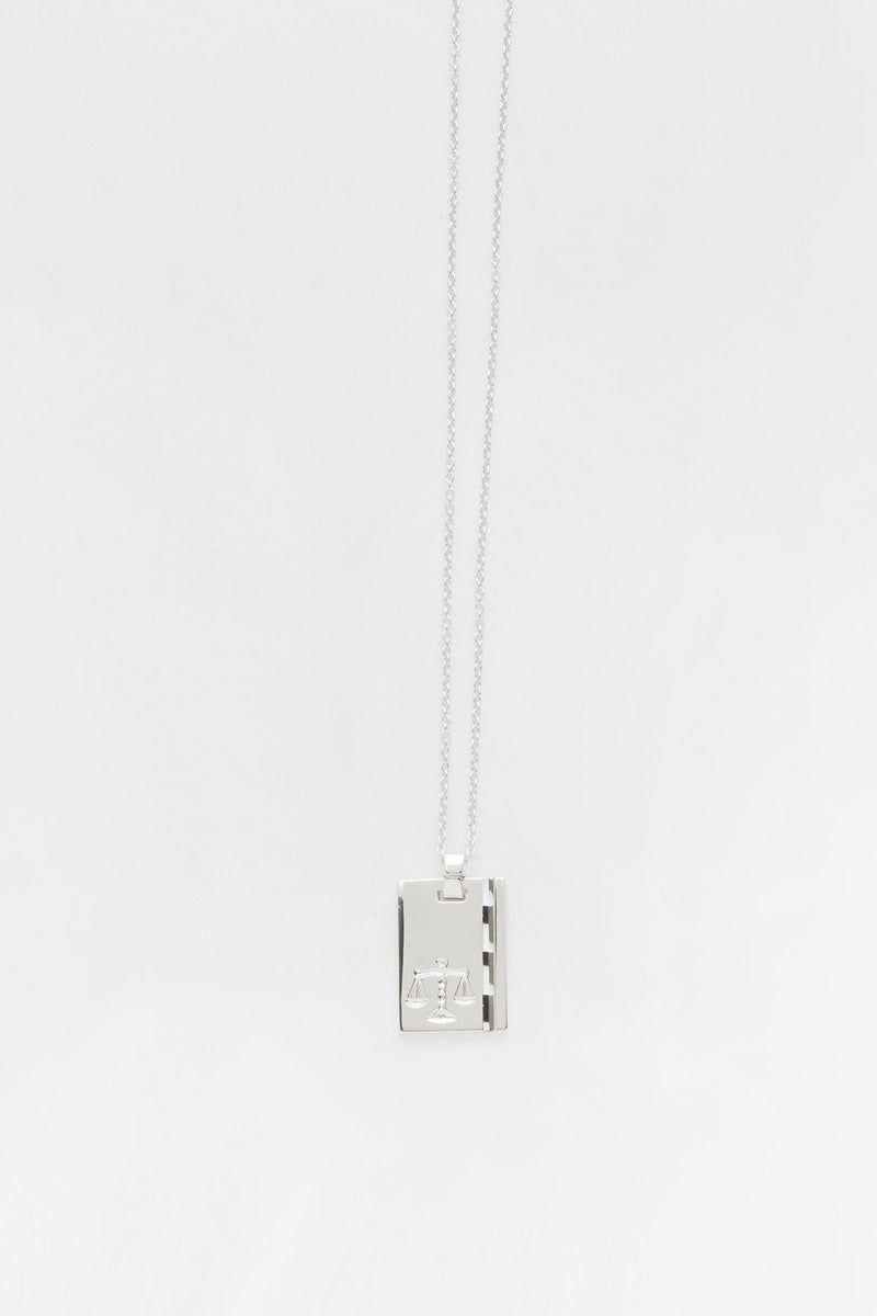 Reliquia: Libra Star Sign Pendant Silver + 18" chain