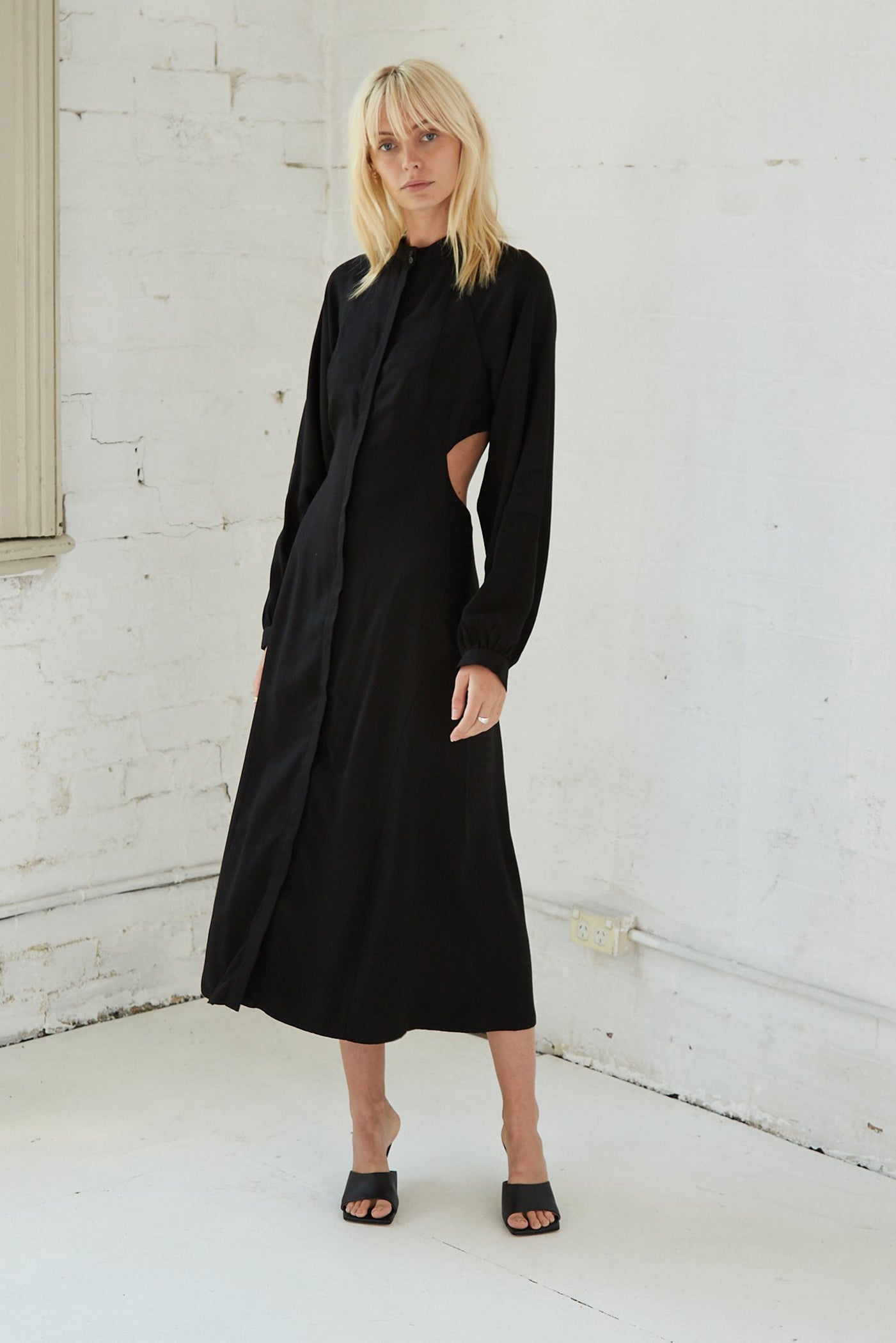 Third Form - Linger On Maxi Dress (Black) FINAL SALE