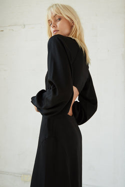 Third Form - Linger On Maxi Dress (Black) FINAL SALE